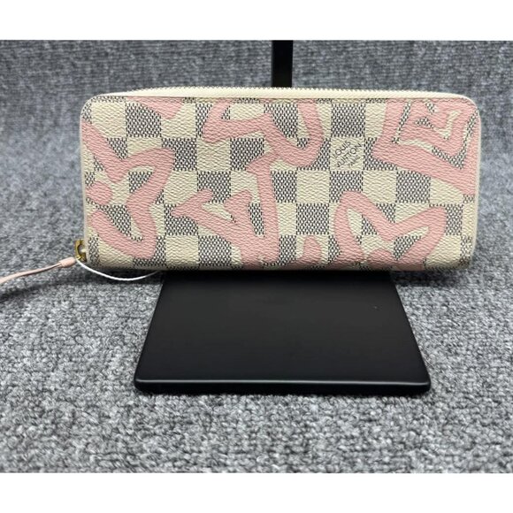 Louis Vuitton Clemence Damier Azur Leather Wallet 385-081225 - Picture 1 of 11